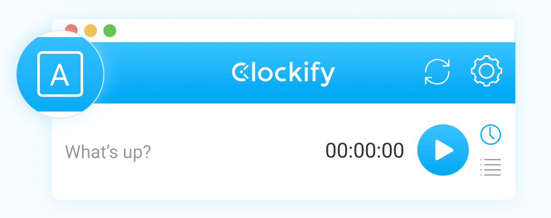 Rastreador del tiempo automático de Clockify