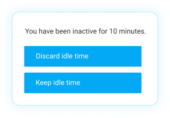idle time detection