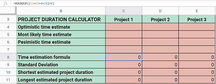 Project Duration Calculator