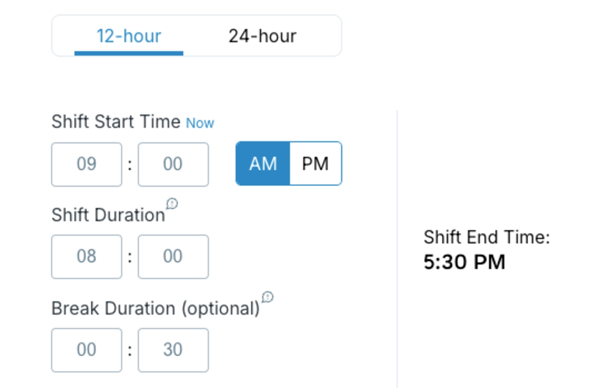 calculate the end time