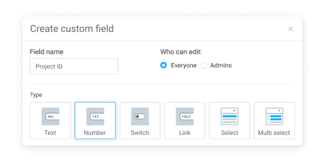 Custom fields