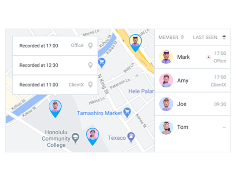 GPS tracking in Clockify