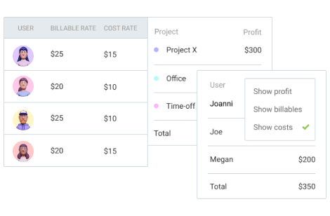 Payroll and expenses in Clockify
