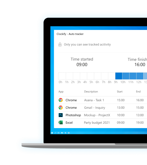 Desktop time tracking app and time tracker for Mac and Windows