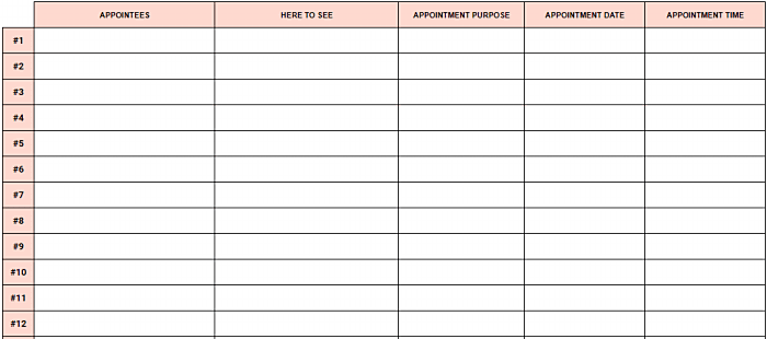 employee attendance sheet