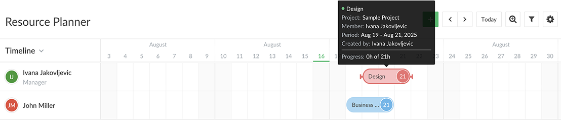 everhour checking assignment details