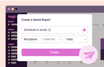 toggl saved report