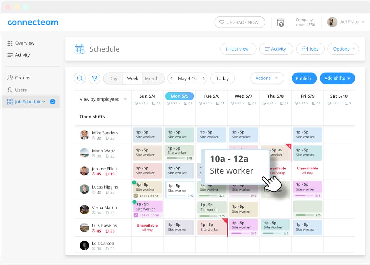 Task & team management software - Connecteam screenshot