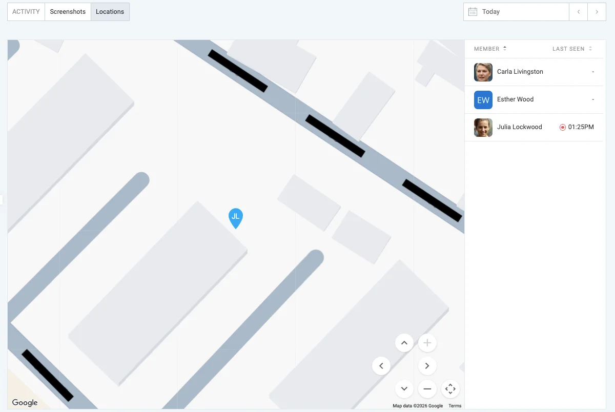 Only admins can see everyone&rsquo;s locations