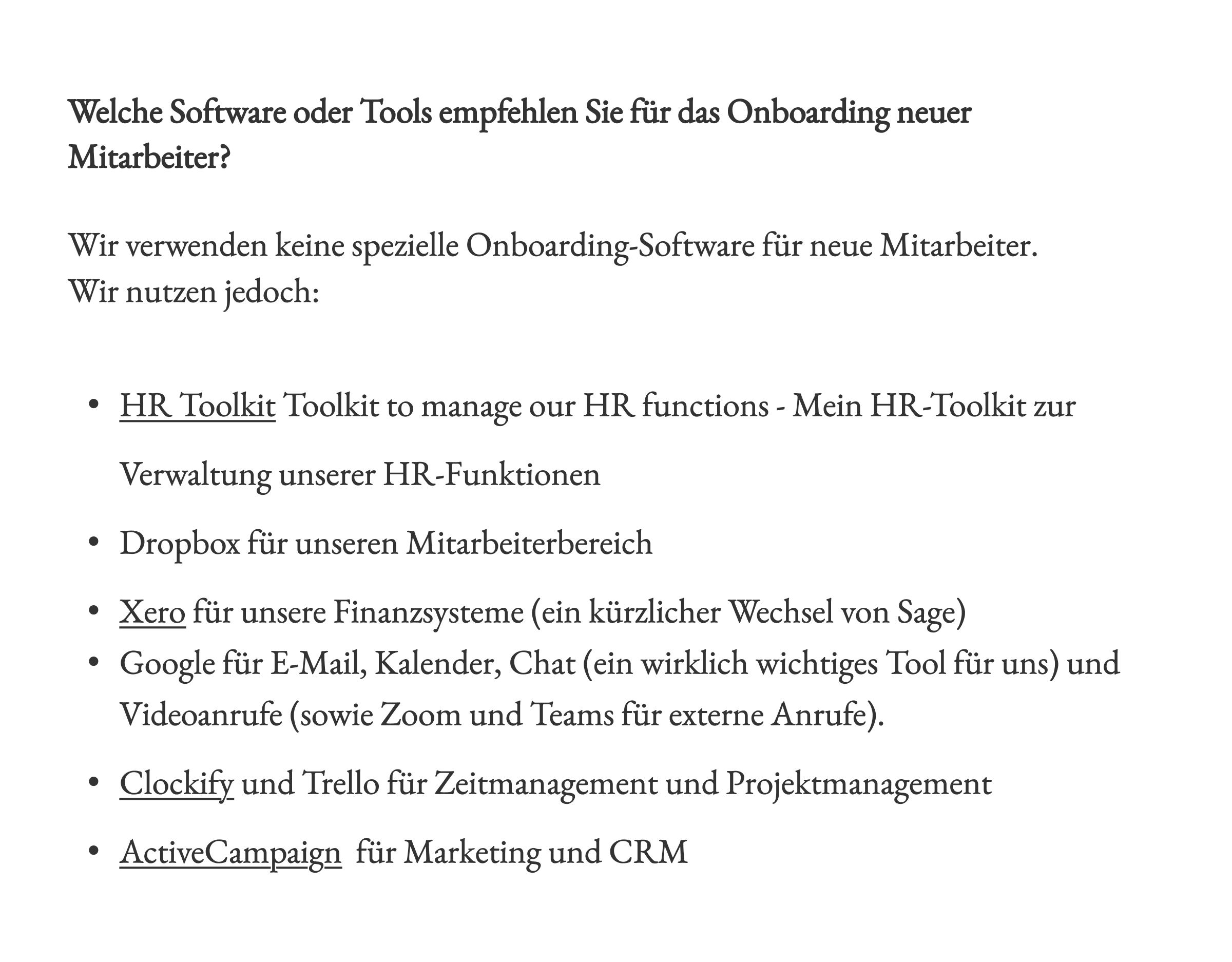 Dave Thornton on Clockify