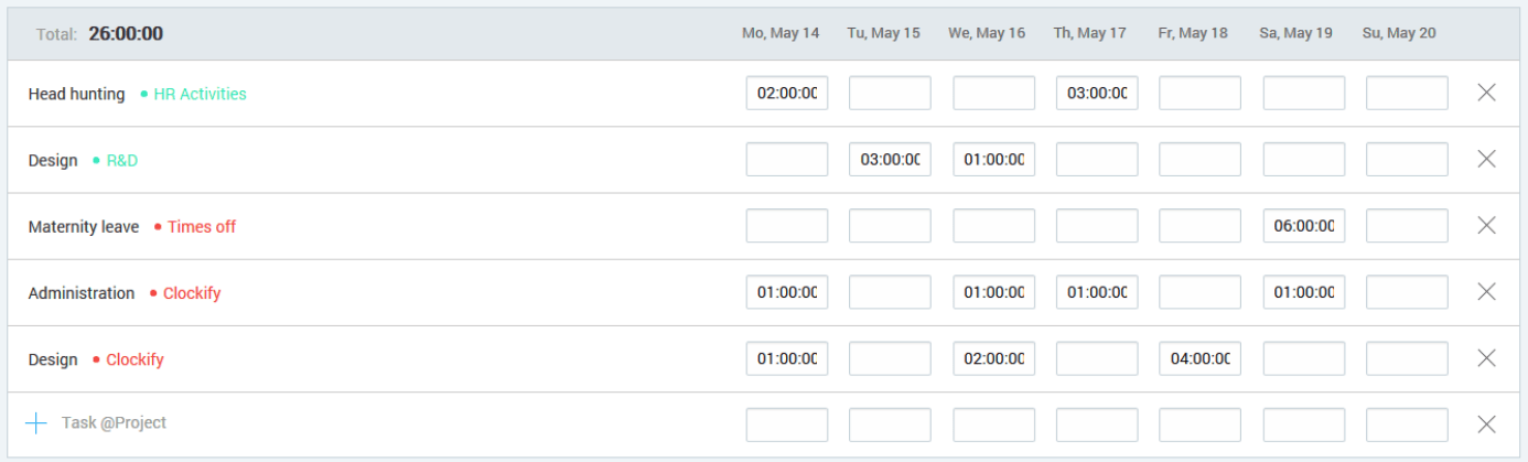 DCAA compliant timekeeping Logging time in the Timesheet