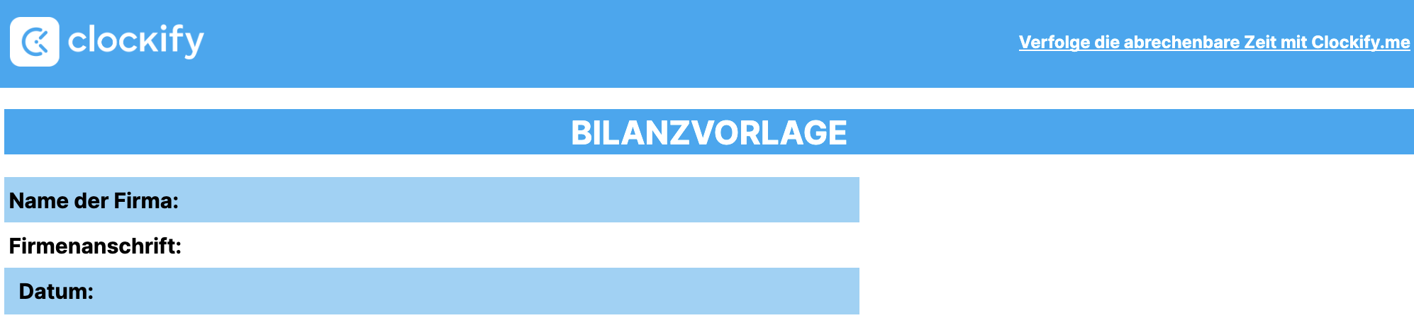 Balance Sheet Template instructions 1