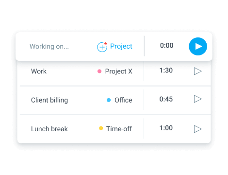 Desktop time tracker