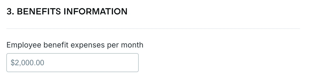 Providing employee benefits information