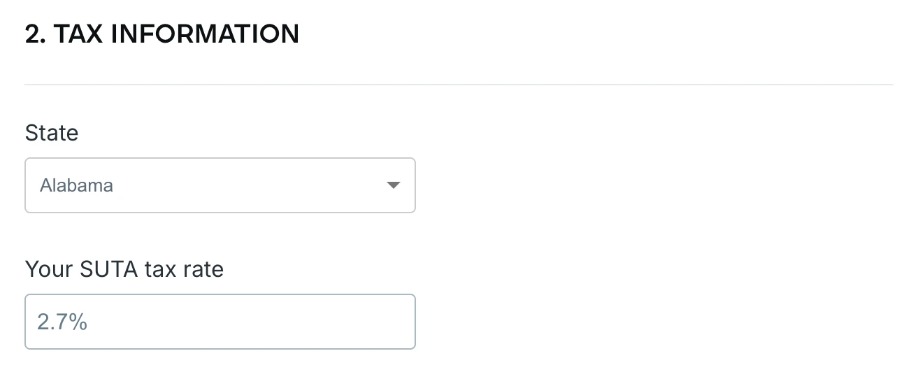 Providing relevant tax information