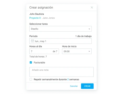 Asignaciones 