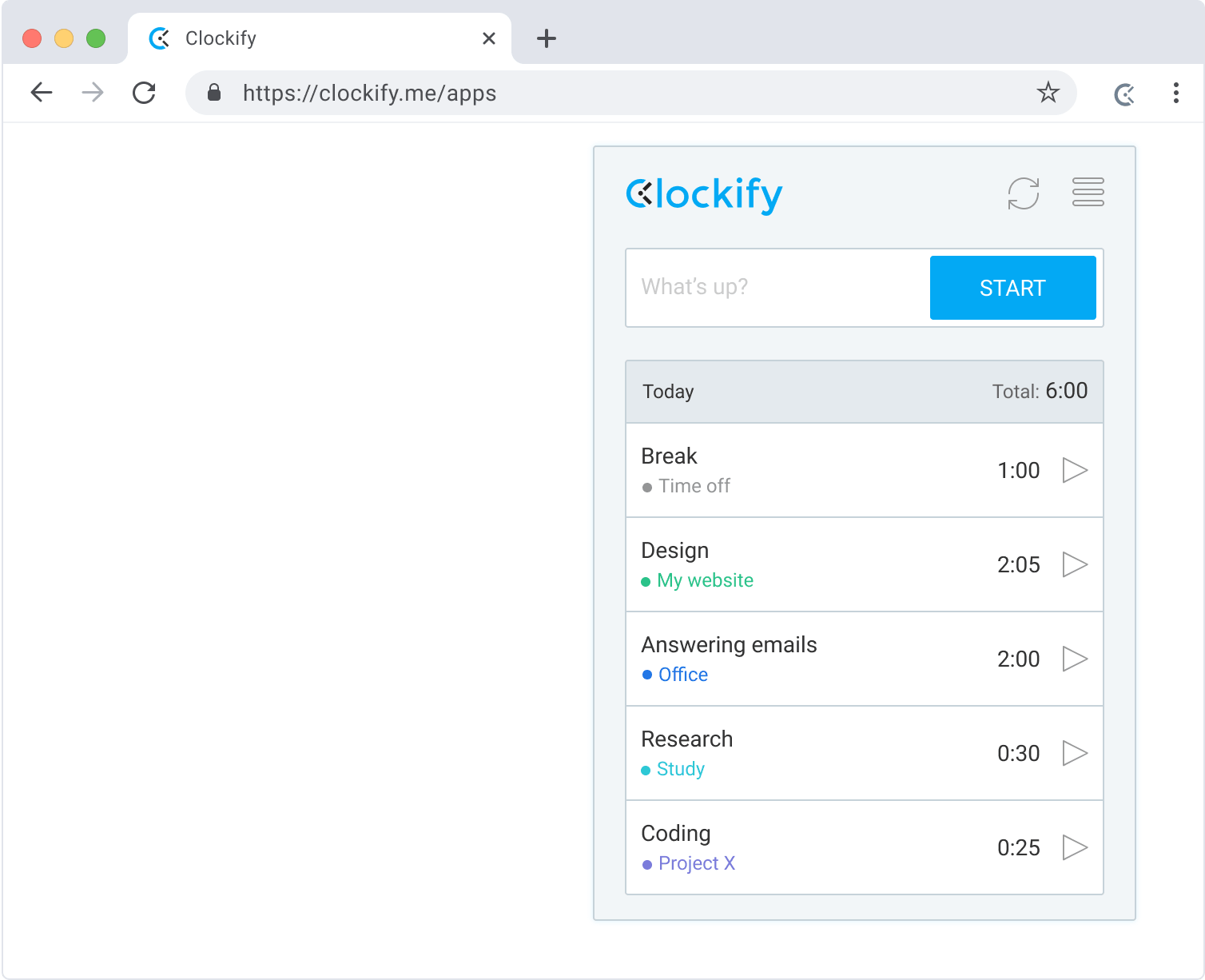 FREE Chrome Time Tracking Extension Clockify 
