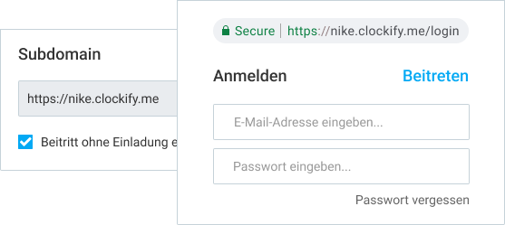 Extra features custom subdomain