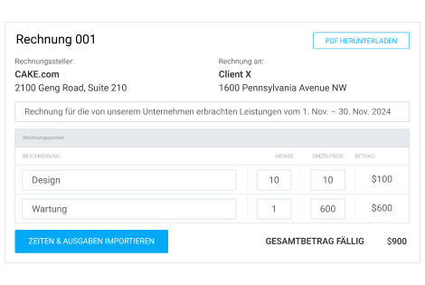 Extra features Invoicing
