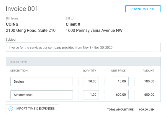 Ferramentas extras de faturamento