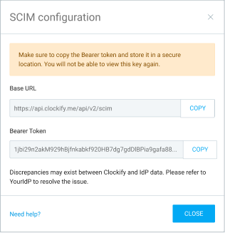 Extra features SCIM user provisioning