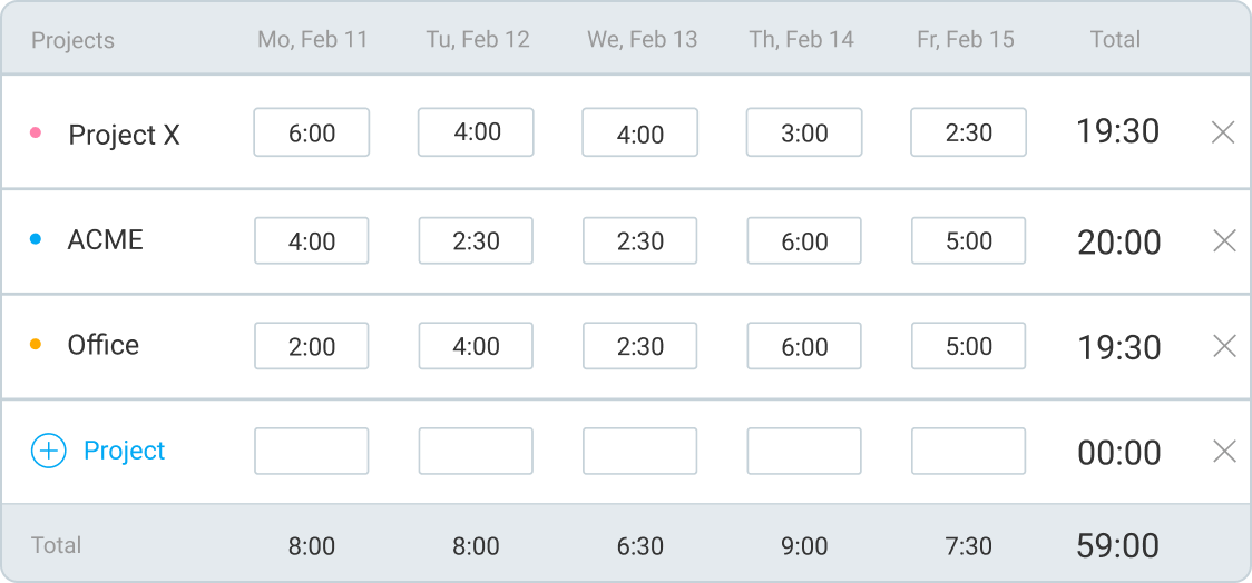 Timesheet