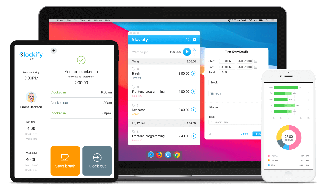 FREE Work Hours Tracker Clockify 