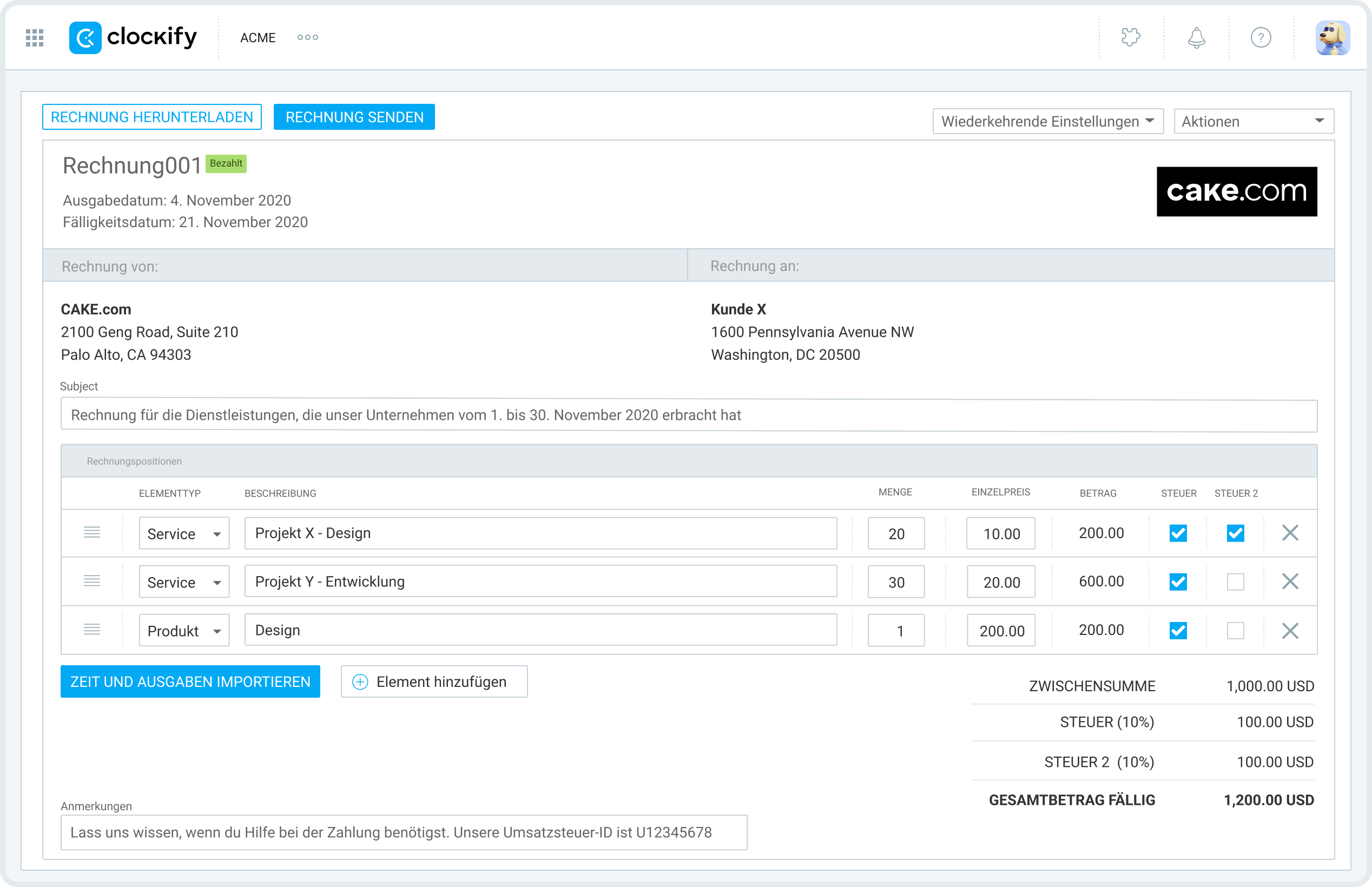 Invoices
