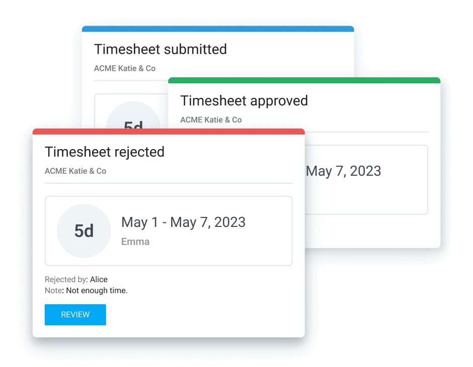 Approval Clockify Features