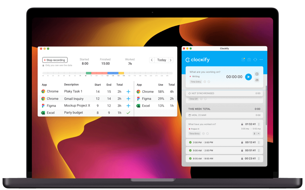 Auto tracker apps for desktop (Mac, Windows, Linux)