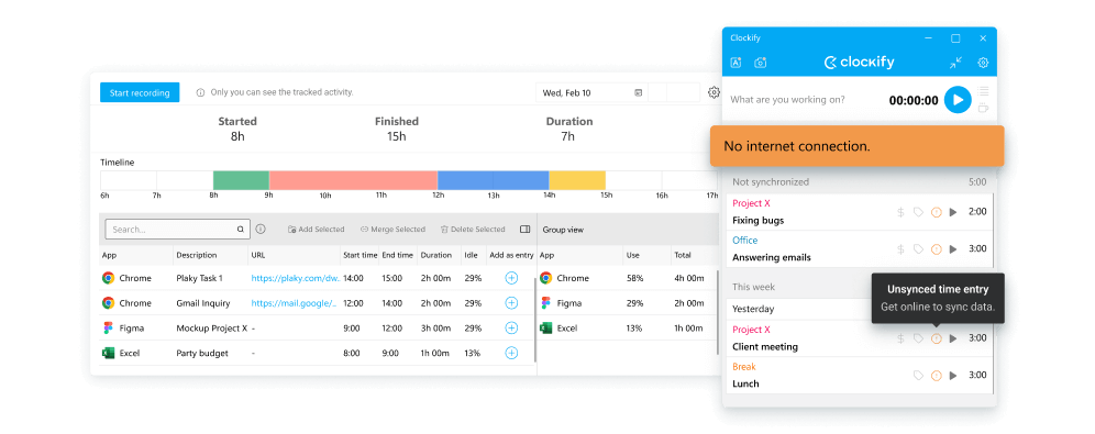 Auto-Tracker im Offlinemodus