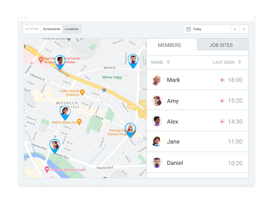 Location - Clockify Features