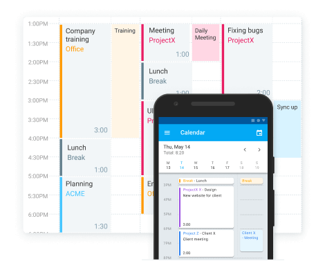 Tareas programadas visibles en Calendario