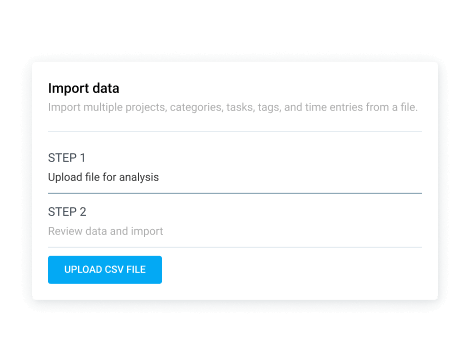 Importar tiempo en formato CSV