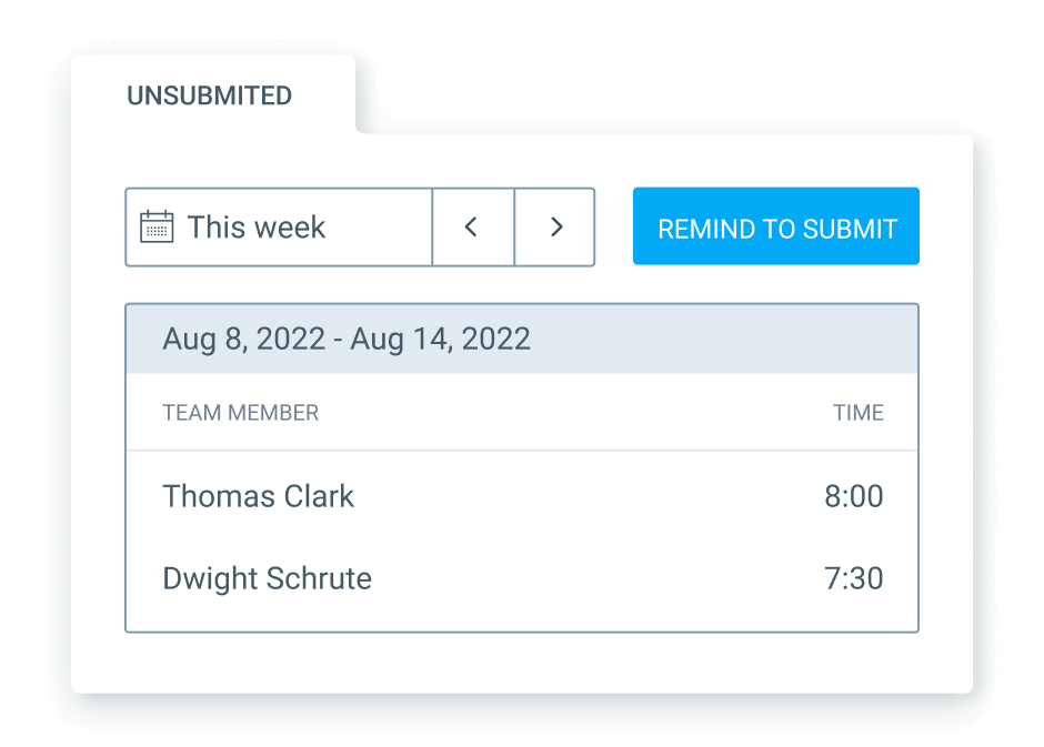 Timesheet - Clockify Features