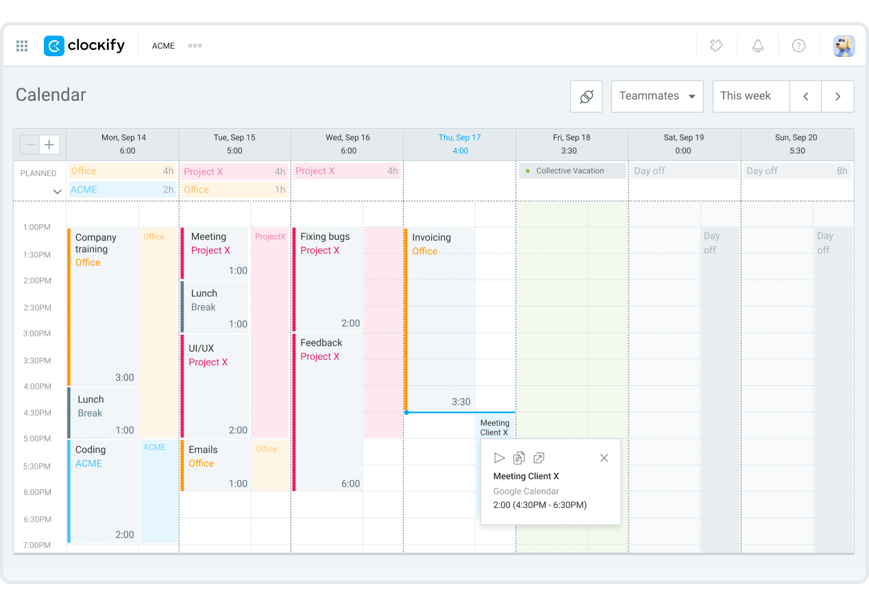 Calendar