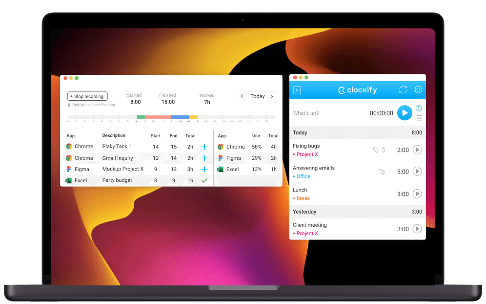 Auto tracker desktop app