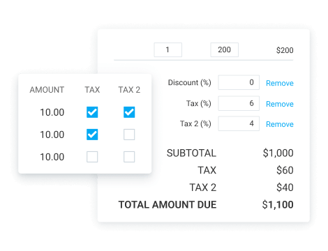 Discount & Tax