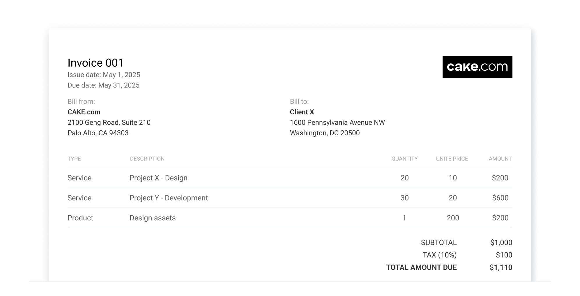 Invoicing - Clockify Features