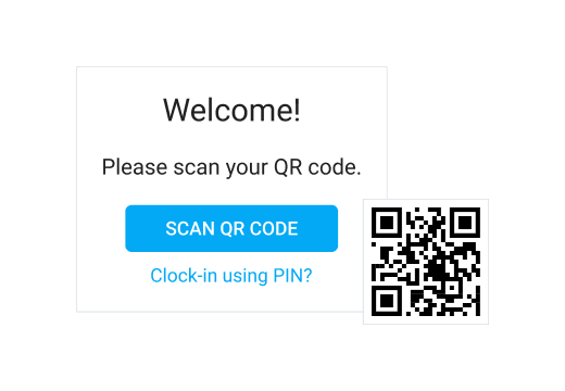 Kiosk QR code