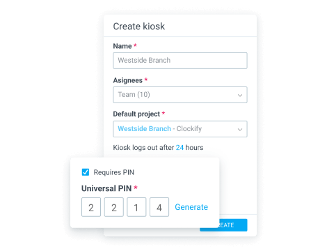 Universal PIN