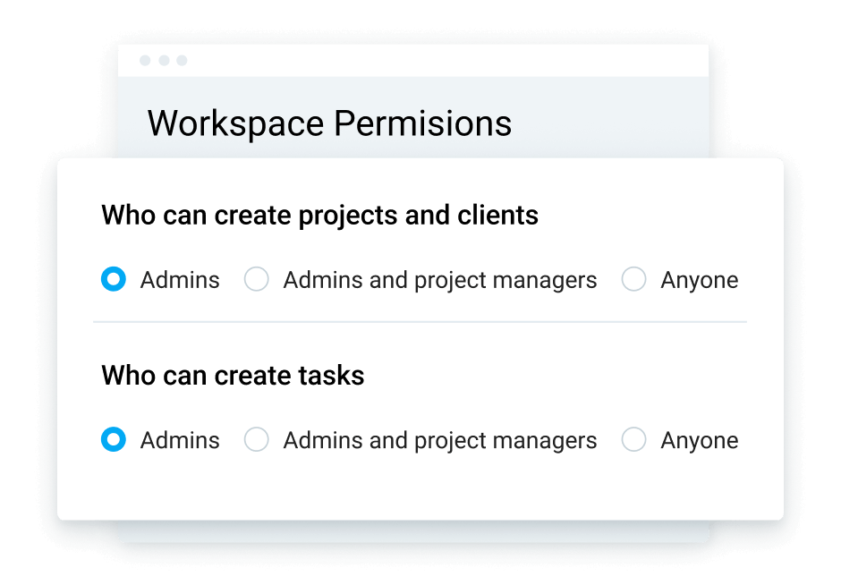 Projects - Clockify Features