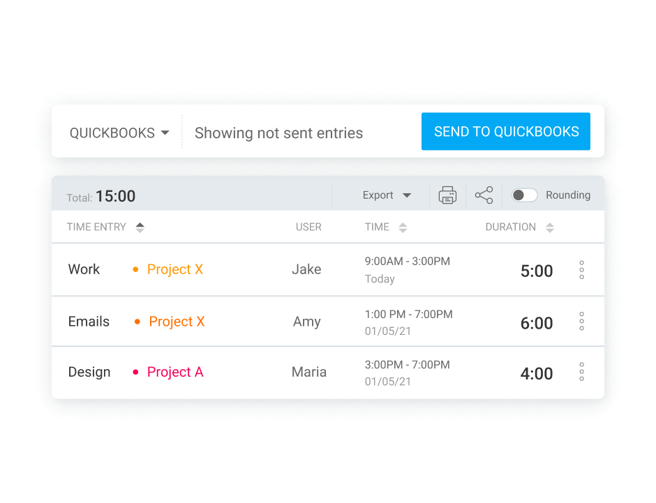 QuickBooks integration