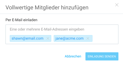 Invite team
