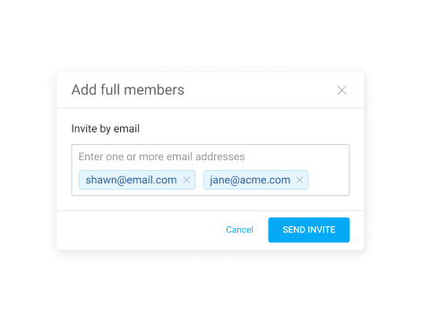 Invite team