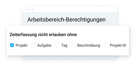 Required fields