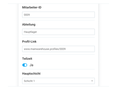 User fields