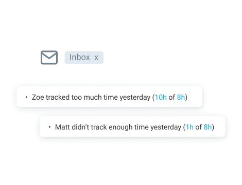 Tracking alerts