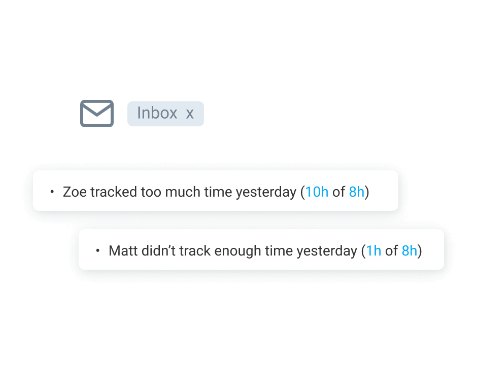 Tracking alerts