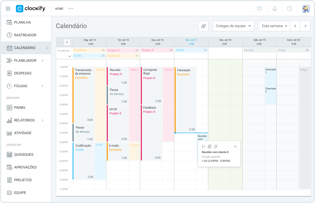 Calendario